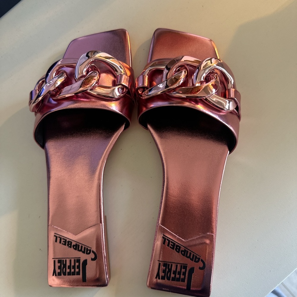 Worn once Jeffrey Campbell slide sandal